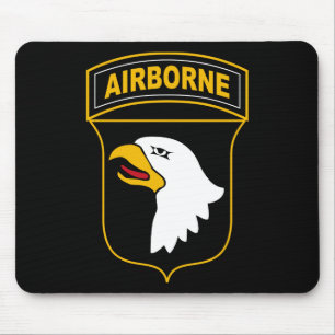 Tapis De Souris 101e division aéroportée Vétéran militaire