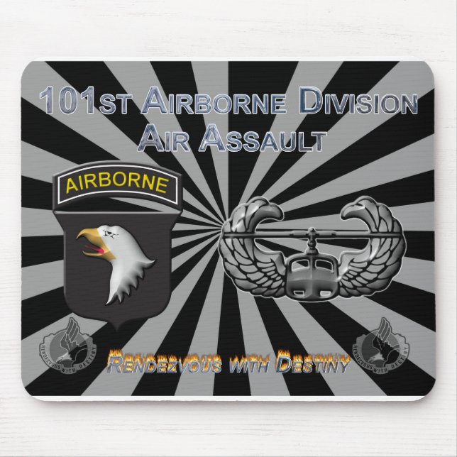 Tapis De Souris 101e Souris-Cadeaux de la division aéroportée (Devant)