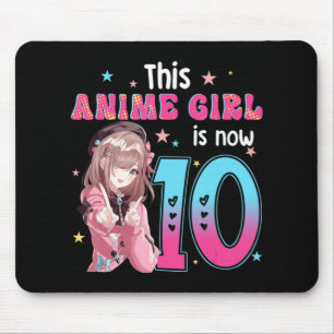 Tapis De Souris 10 Ans Fille Kawaii Cadeaux Anime Fille 10e Bir