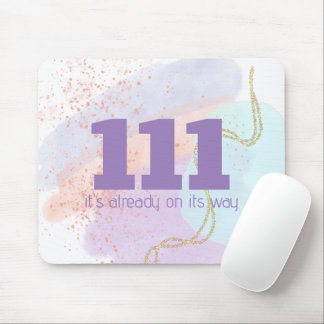 Tapis De Souris 111 Aligner et Manifest Numéros d'ange Vibes haute