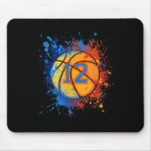 Tapis De Souris 12 Years Old 12 Birthday Basketball Poison For Boy