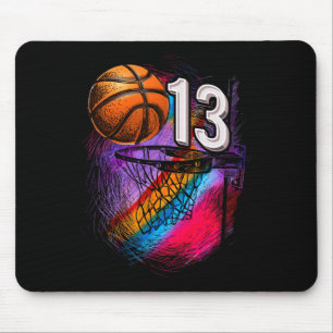Tapis De Souris 13 ans 13e anniversaire Basketball Ado officiel