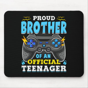 Tapis De Souris 13e anniversaire Fière Frère Officiel Adolescent V
