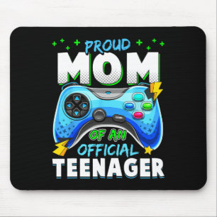 Tapis De Souris 13e anniversaire Fière Maman Officielle Adolescent