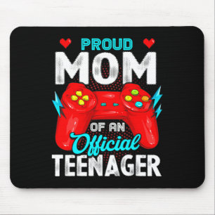Tapis De Souris 13e anniversaire Fière Maman Officielle Adolescent