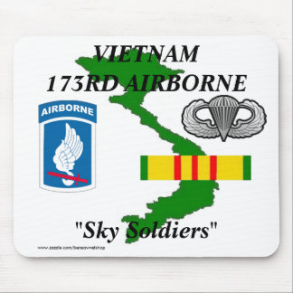 Tapis De Souris 173e panoplie aéroportée au Vietnam 1/p