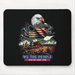 Tapis De Souris 1776 Vie Liberté Poursuite Du Bonheur 4 Juillet