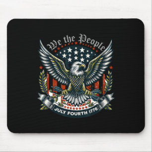 Tapis De Souris 1776 Vie Liberté Poursuite Du Bonheur 4 Juillet