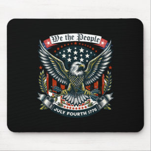 Tapis De Souris 1776 Vie Liberté Poursuite Du Bonheur 4 Juillet