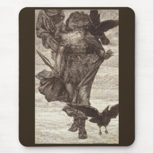 Tapis De Souris 1871 Odin, Dieu nordique de la sagesse