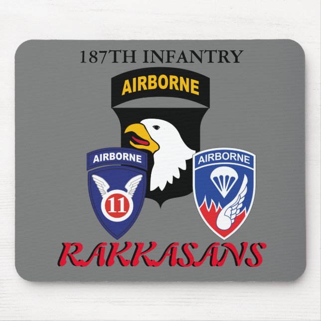 TAPIS DE SOURIS 187E RAKASANS D'INFANTERIE (Devant)