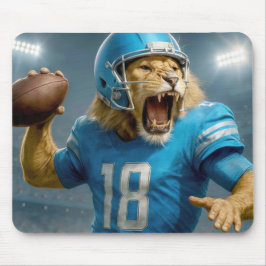 Tapis De Souris #18 Joueur de football Lion