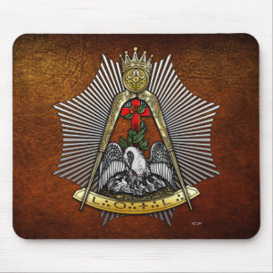 Tapis De Souris 18ème Degré : Chevalier de la Croix Rose
