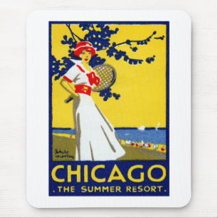 Tapis De Souris 1912 Chicago, La Station d'été