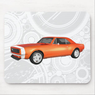 Tapis De Souris 1967 Camaro SS : Finition orange : Mousepad