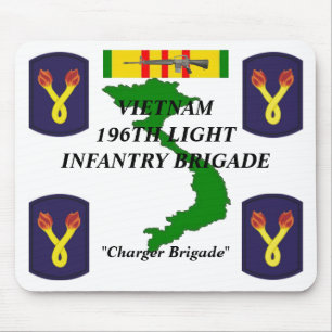 Tapis De Souris 196e Light Inf Vietnam Mousepad 1/w