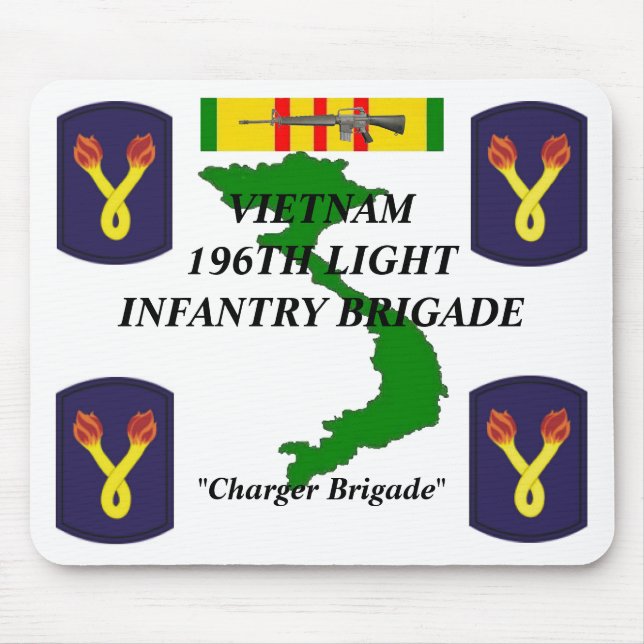 Tapis De Souris 196e Light Inf Vietnam Mousepad 1/w (Devant)