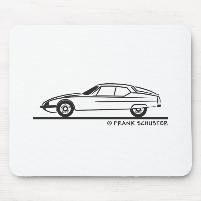Tapis De Souris 1970 - 1975 Citroën SM (Devant)