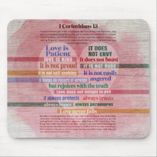 Tapis De Souris 1 Corinthiens 13 - Amour