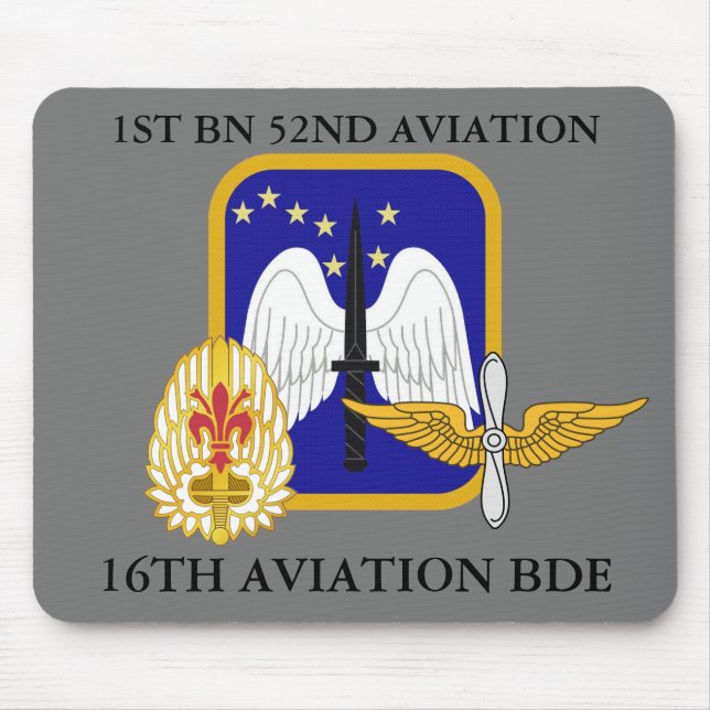 TAPIS DE SOURIS 1ÈRE BATAILLE 52E AVIATION 16E BRIGADE AVIATION (Devant)