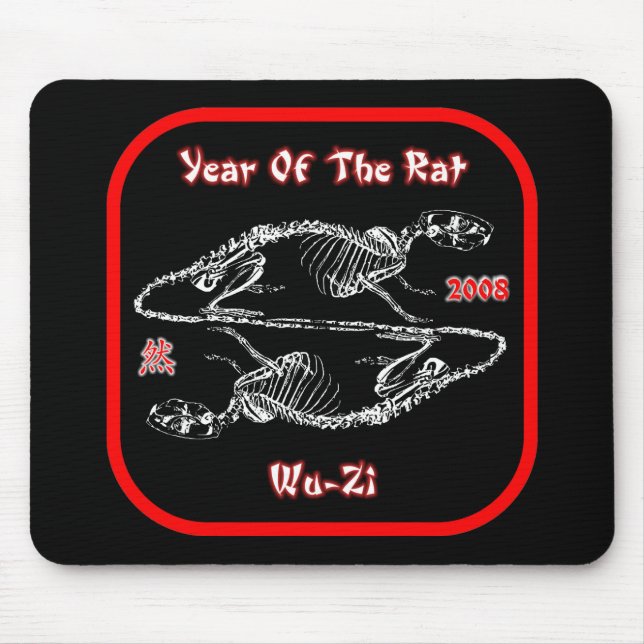 Tapis De Souris 2008 ans du rat Mousepad (Devant)
