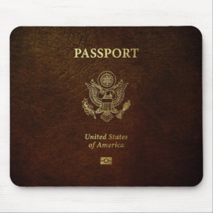 Tapis De Souris [200] Couverture de passeport américaine