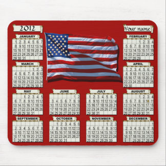 Tapis De Souris 2012 calendrier Mousepad