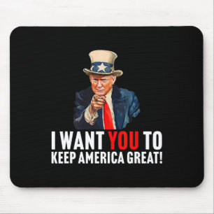 Tapis De Souris 2020 - Je Veux Que Vous Gardiez L'Amérique Grande 