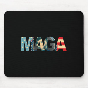 Tapis De Souris 2020 Voted Maga American Drapeau Retro cadeau Vint