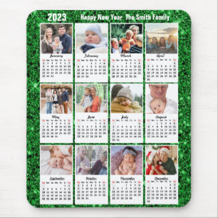 Tapis De Souris 2023 Calendrier 12 Photo de famille Parties scinti