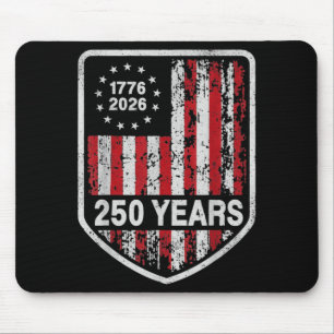 Tapis De Souris 250 Ans 250e Anniversaire Américain Drapeau USA 4e