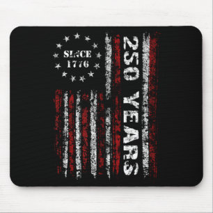 Tapis De Souris 250 ans américain 1776 2026 250e anniversaire État