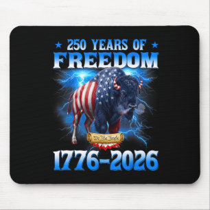 Tapis De Souris 250 Ans Américain 1776 2026 250e Anniversaire Usa