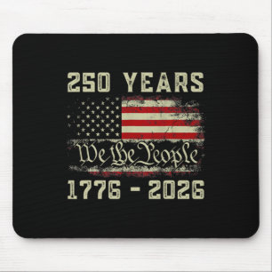 Tapis De Souris 250 Ans Amérique 1776-2026 Nous Le Peuple Drapeau
