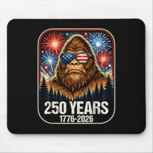 Tapis De Souris 250 Ans Bigfoot Patriotique 1776-2026 250e Anniver