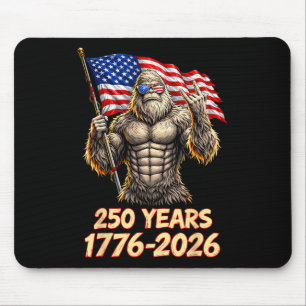 Tapis De Souris 250 Ans Usa Anniversaire Bigfoot 4 Juillet Amer