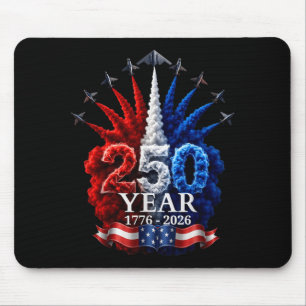 Tapis De Souris 250e anniversaire États-Unis 1776-2026 Jet patriot