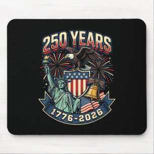 Tapis De Souris 250e anniversaire États-Unis 1776-2026 patriotique