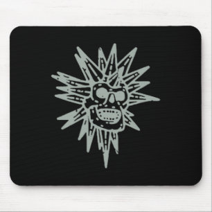 Tapis De Souris (2 Côté) Éffrayant Island Est 2002 Crâne d'attract