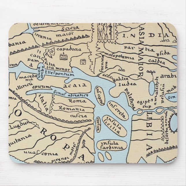 Tapis De Souris 2ème siècle de CARTE du MONDE (Devant)