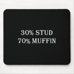 Tapis De Souris 30% étalon 70% muffin drôles de citations de la Sa
