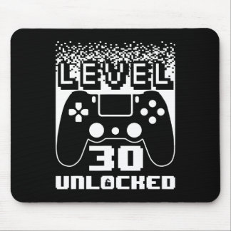 Tapis De Souris 30e Anniversaire Pour Homme Niveau 30 Jeu Déverrou