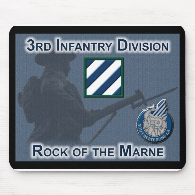 Tapis De Souris 3e division d'infanterie - Souris-cadeaux (Devant)