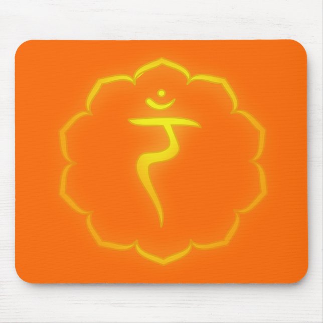 Tapis De Souris 3ème Chakra "enfermé" - Manipura (Devant)