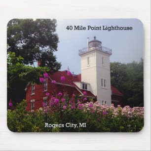Tapis De Souris 40 Mile Point phare de ressort mousepad