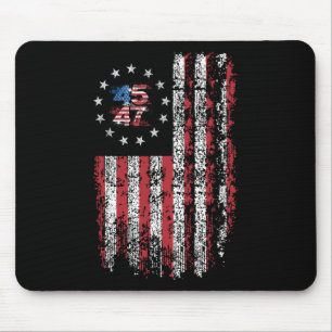 Tapis De Souris 45 47 Président 47 Président du drapeau américain 
