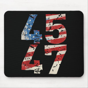 Tapis De Souris 45 47 Trump soutient la réélection du drapeau amér