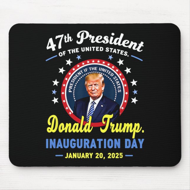 Tapis De Souris 47e jour de l'investiture du président Donald Trum (Devant)