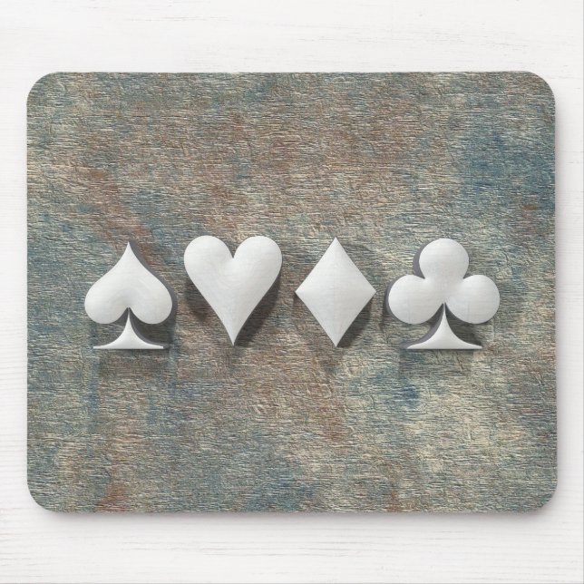 Tapis De Souris 4 costumes de carte (Devant)