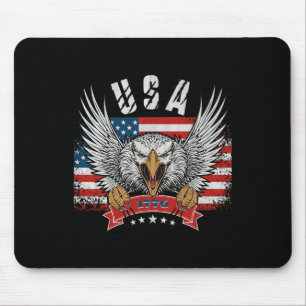 Tapis De Souris 4 juillet Aigle Amérique Amérique Amérique fête de